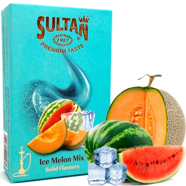 Тютюн Sultan Ice Melon Mix (Диня Кавун Лід) 50 гр