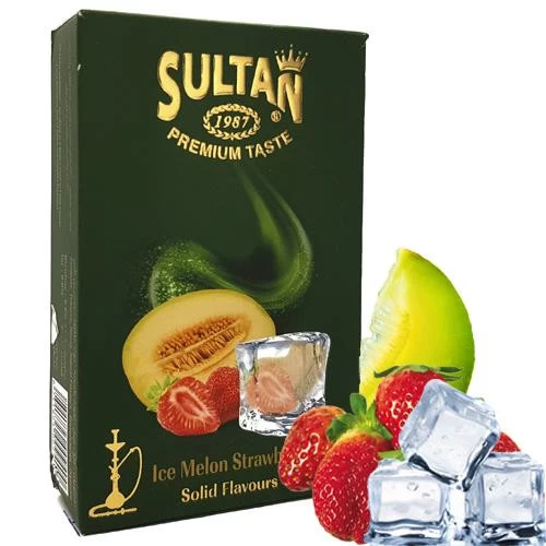 Тютюн Sultan Ice Melon Strawberry (Диня Полуниця Лід) 50 гр