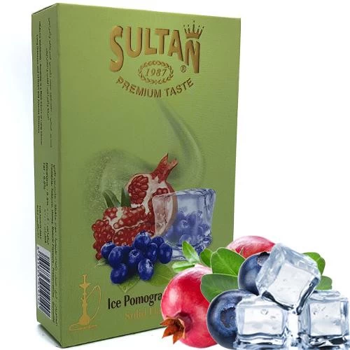 Тютюн Sultan Ice Pomegranate Blueberry (Гранат Чорниця Лід) 50 гр