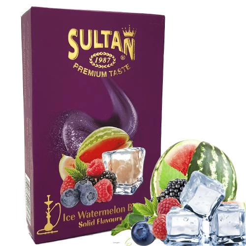 Тютюн Sultan Ice Watermelon Berry (Кавун Ягоди Лід) 50 гр