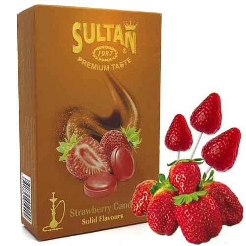 Тютюн Sultan Strawberry Candy (Полунична Цукерка) 50 гр