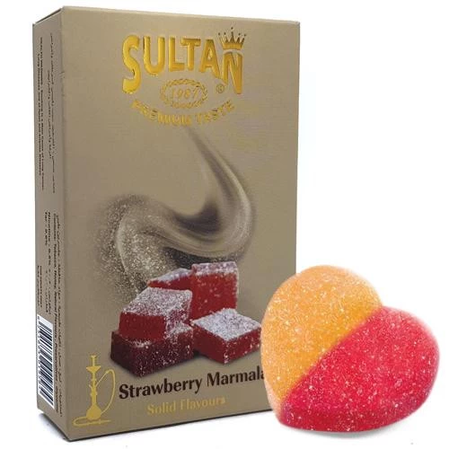 Тютюн Sultan Strawberry Marmelade (Полуничний Мармелад) 50 гр