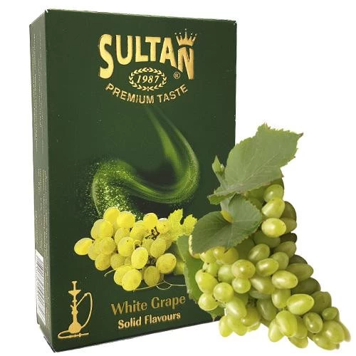 Тютюн Sultan White Grape (Білий Виноград) 50 гр