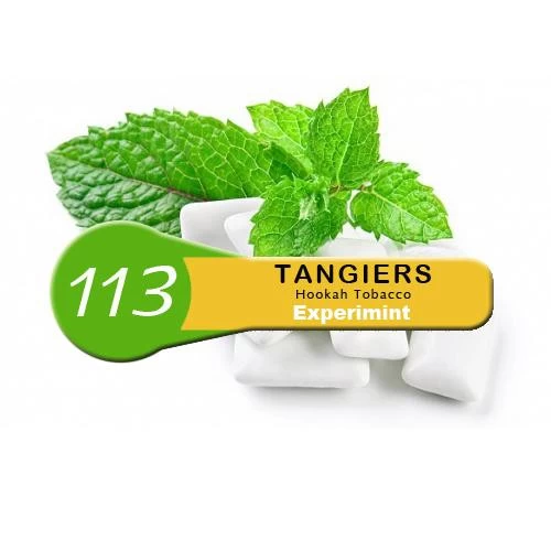 Тютюн Tangiers Noir Experimint 113 (М'ятна Жуйка) 250гр