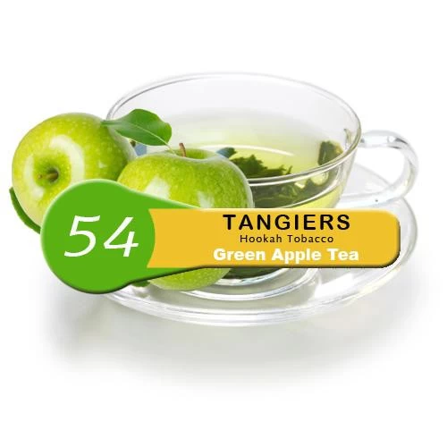 Тютюн Tangiers Noir Green Apple Tea 54 (Зелене Яблуко з Чаєм) 250гр