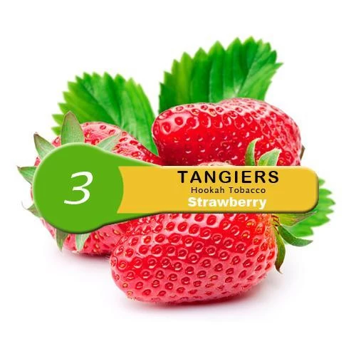 Тютюн Tangiers Noir Strawberry 3 (Полуниця) 100гр