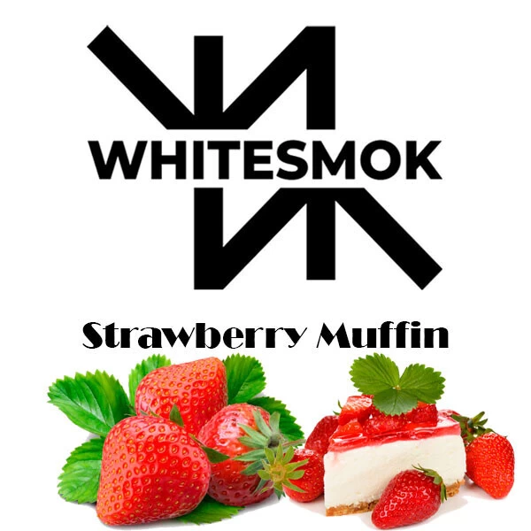 Тютюн Whitesmok Strawberry Muffin (Полуниця Мафін) 50 гр