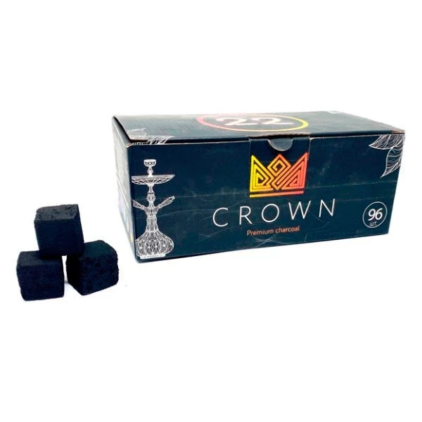 Вугілля Кокосове Crown 22 (96 Кубиків) (1кг)