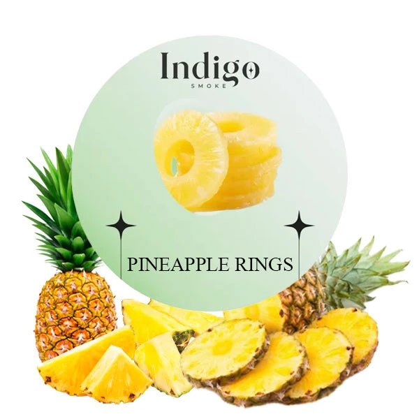 Безтютюнова суміш IndiGo Pineapple Rings (Ананас Рінгс) 100 гр