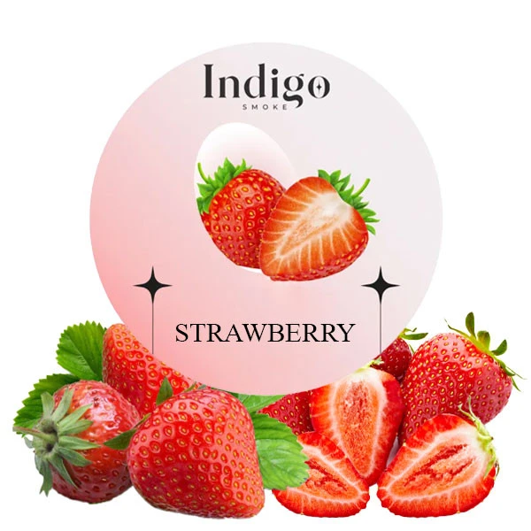 Безтютюнова суміш IndiGo Strawberry (Полуниця) 100 гр