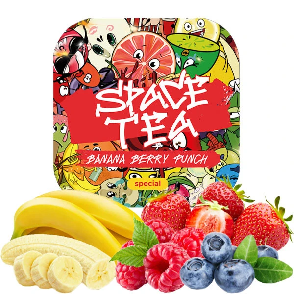Чайна суміш Space Tea Banana Berry Punch (Банан Ягода Пунш) 40 гр