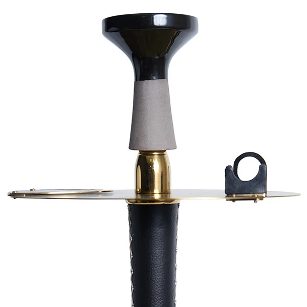 Кальян AMY AMIRS Indi Leather BK-GD-BK V3.0 (Черный)