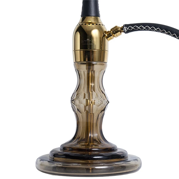 Кальян AMY AMIRS Indi Leather BK-GD-BK V3.0 (Черный)