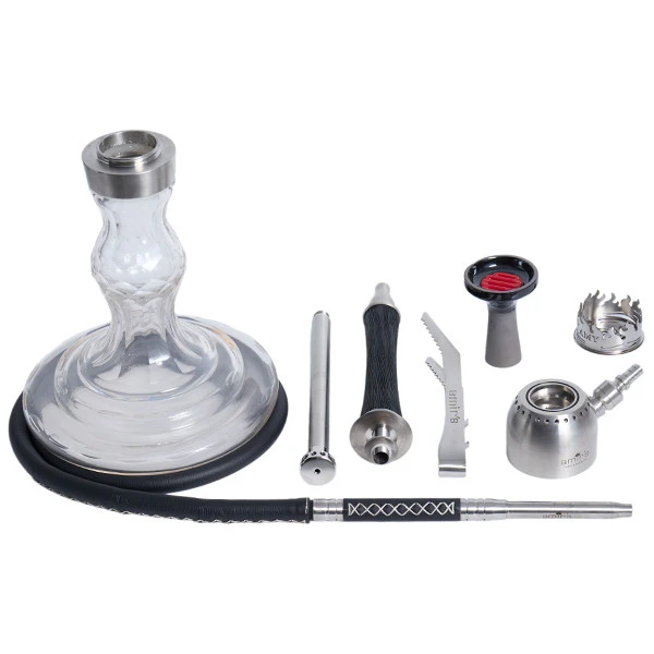 Кальян AMY AMIRS Indi Wood BK-SV-TR V3.0 (Прозрачный)