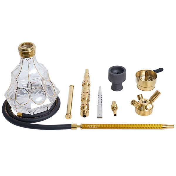 Кальян AMY AMIRS Luxury Hookahs 901 TGD.RD-TRGD (Золотой)