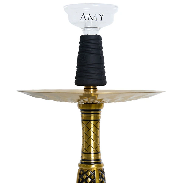 Кальян AMY Deluxe 129.01 BKGD-TRGD (Золотий з чорним)
