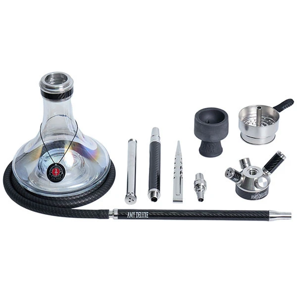 Кальян AMY Deluxe SS21.02R BK-TR (Прозрачный)