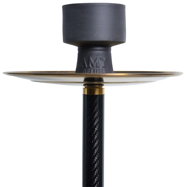 Кальян AMY Deluxe SS32.02 GD.BK-BK (Черный)