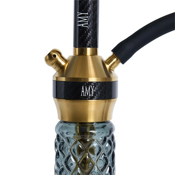 Кальян AMY Deluxe SS32.02 GD.BK-BK (Черный)