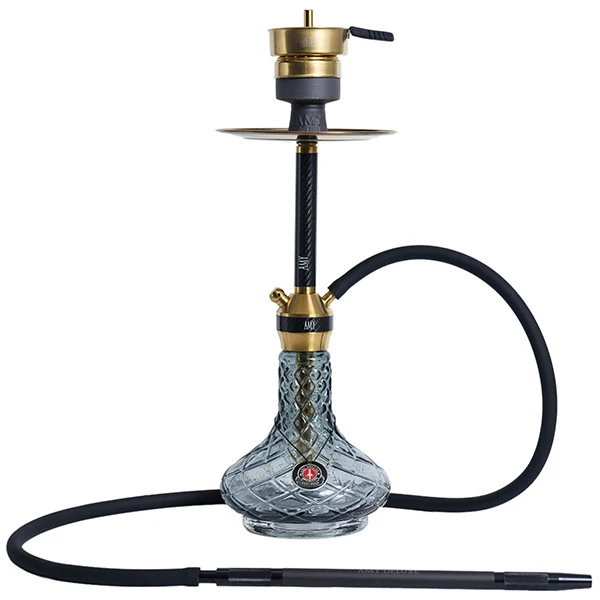 Кальян AMY Deluxe SS32.02 GD.BK-BK (Черный)