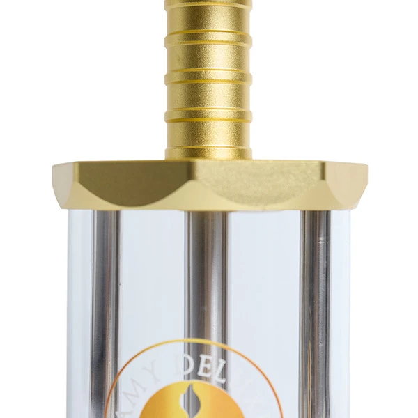 Кальян AMY Deluxe Tube 1300 GD-TR (Прозрачный)