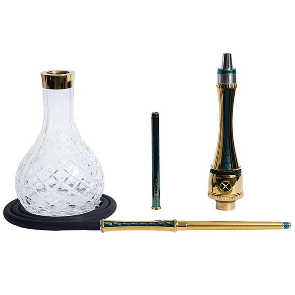Кальян Maxx Royal Emerald Gold (Золотий зі смарагдовим)