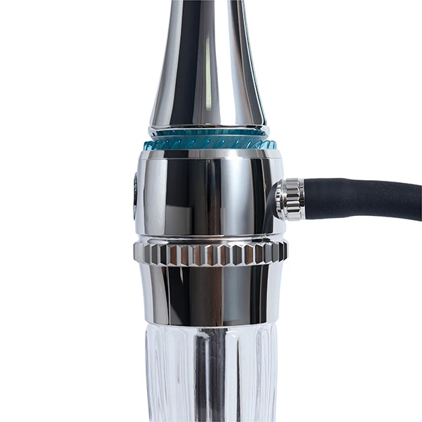 Кальян Maxx Royal Sealight (Сріблястий з блакитним)