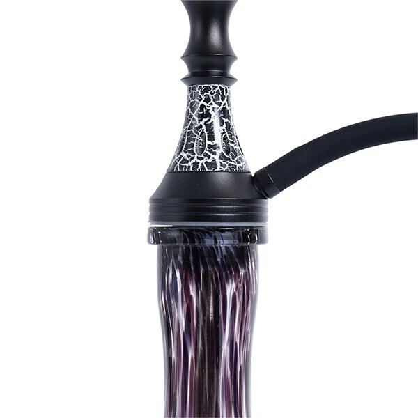 Кальян Hookah Deluxe H04-BK (Прозорий з фіолетовим)