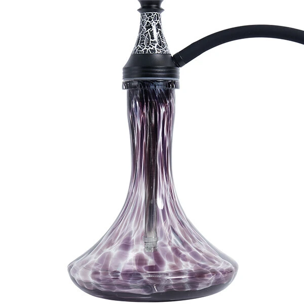 Кальян Hookah Deluxe H04-BK (Прозорий з фіолетовим)