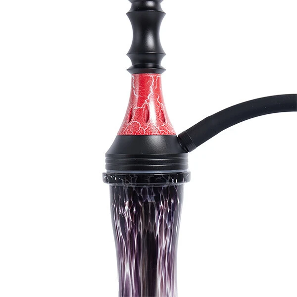 Кальян Hookah Deluxe H04-RD (Прозорий з фіолетовим)