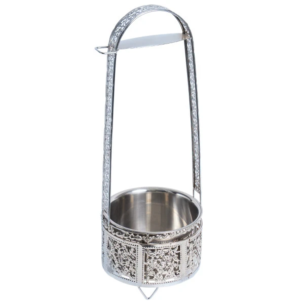 Кошик для вугілля JaamBoo Big (Сріблястий)