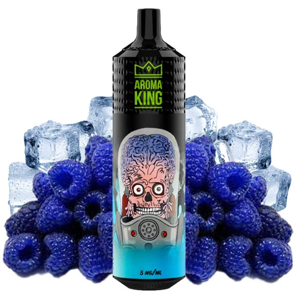 Одноразова електронна сигарета Aroma King Mars Blue Razz Ice (Бул Разз Лід) (9000 Затяжок)