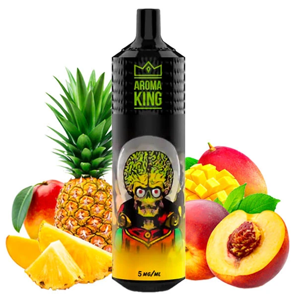 Одноразова електронна сигарета Aroma King Mars Peach Mango Pineapple (Персик Манго Ананас) (9000 Затяжок)