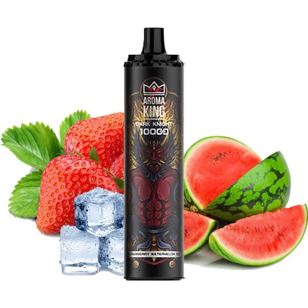 Одноразова електронна сигарета Aroma King Strawberry Watermelon Ice (Полуниця Кавун Лід) (10000 Затяжок)