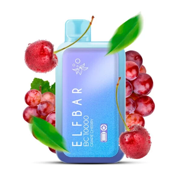 Одноразова електронна сигарета Elf Bar BC Grape Cherry (Виноград Вишня) (10000 Затяжок)