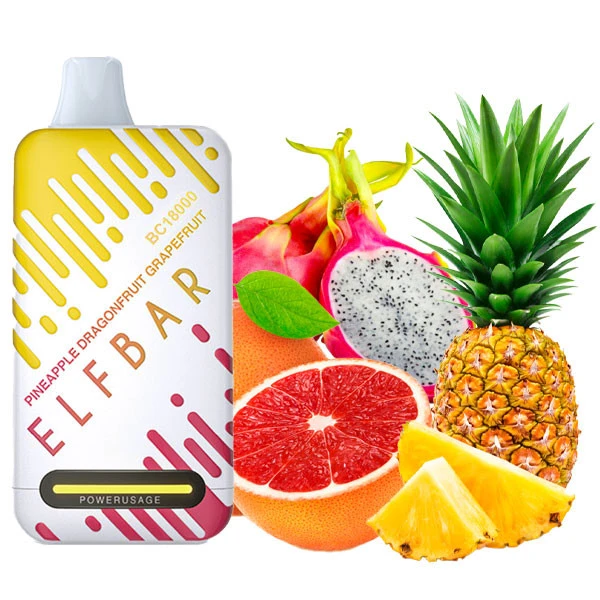 Одноразова електронна сигарета Elf Bar BC Pineapple Dragonfruit Grapefruit (Ананас Пітая Грейпфрут) (18000 затяжок)