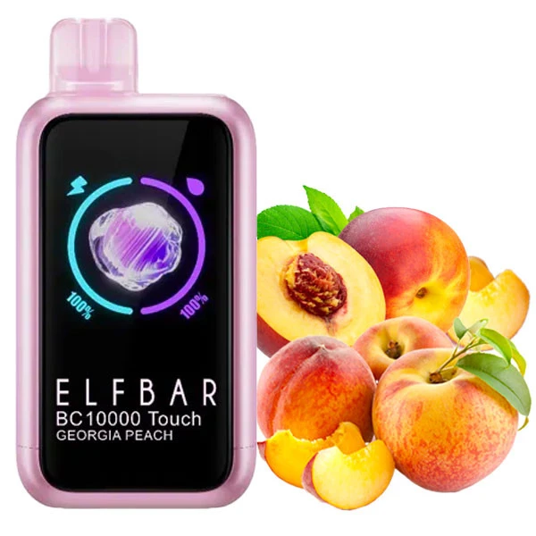 Одноразова електронна сигарета Elf Bar BC Touch Georgia Peach (Джорджия Піч) (10000 Затяжок)