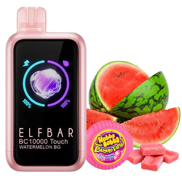 Одноразова електронна сигарета Elf Bar BC Touch Watermelon BG (Кавун БГ) (10000 Затяжок)