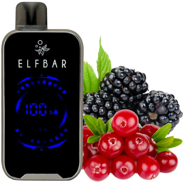 Одноразова електронна сигарета Elf Bar FS  Blackberry Cranberry (Ожина Журавлина) (18000 затяжок)