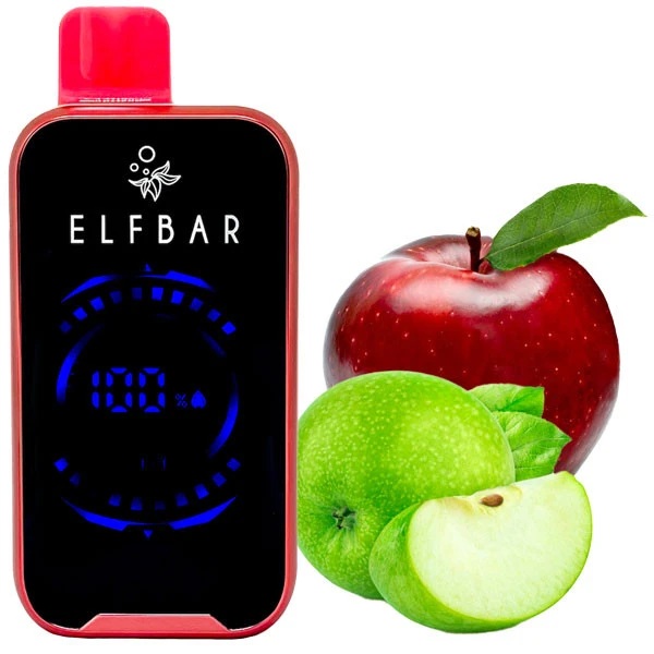 Одноразова електронна сигарета Elf Bar FS Double Apple (Подвійне Яблуко) (18000 затяжок)