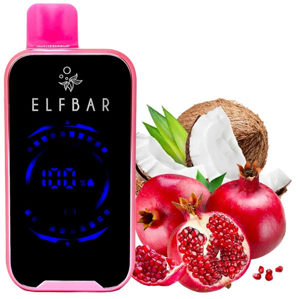 Одноразова електронна сигарета Elf Bar FS Pomegranate Coconut (Гранат Кокос) (18000 затяжок)