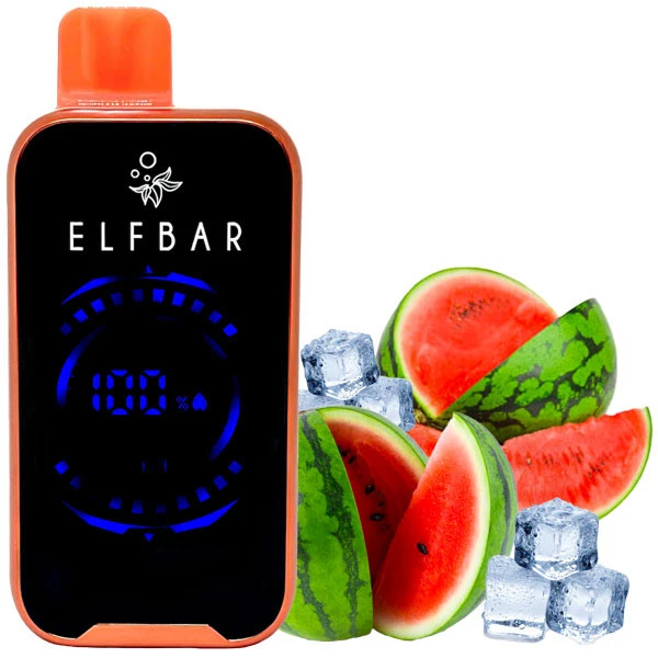 Одноразова електронна сигарета Elf Bar FS Watermelon Ice (Кавун Лід) (18000 затяжок)