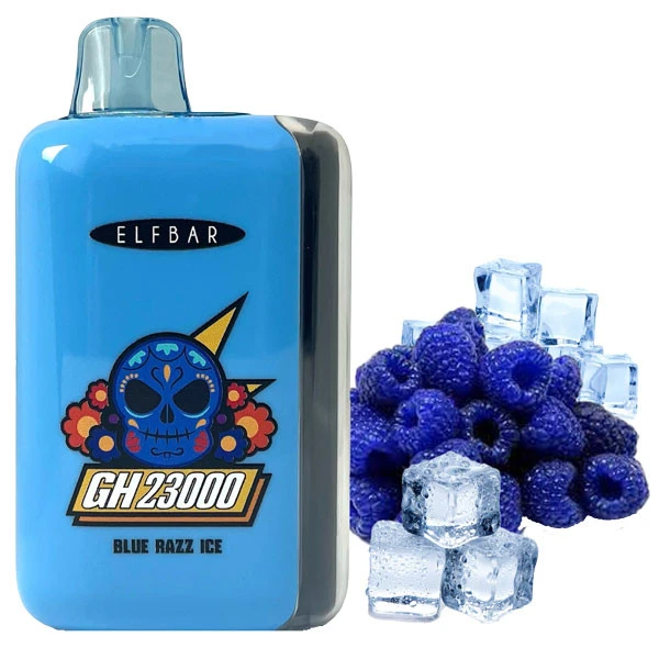 Одноразова електронна сигарета Elf Bar GH Blue Razz Ice (Блу Раз Лід) (23000 затяжок)