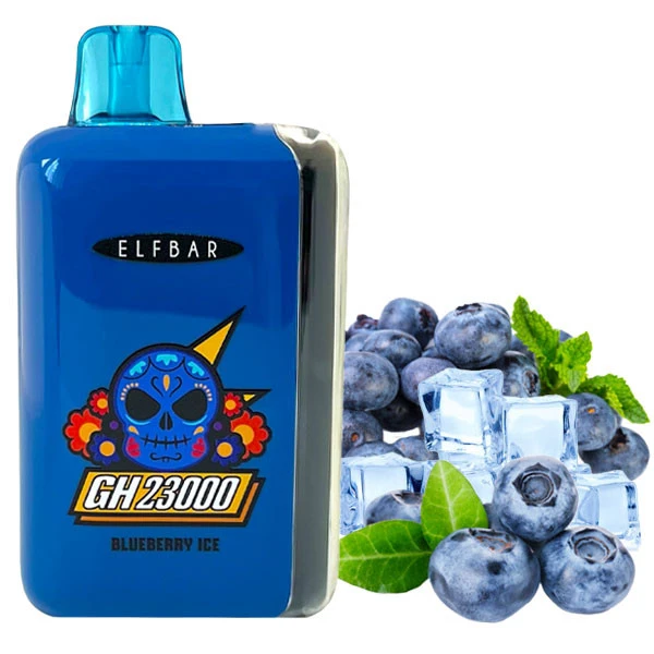 Одноразова електронна сигарета Elf Bar GH Blueberry Ice (Чорниця Лід) (23000 затяжок)