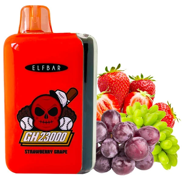 Одноразова електронна сигарета Elf Bar GH Strawberry Grape (Полуниця Виноград) (23000 затяжок)