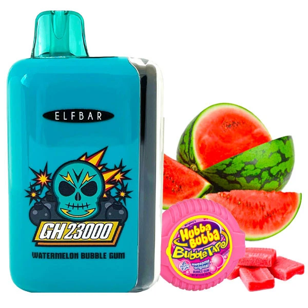 Одноразова електронна сигарета Elf Bar GH Watermelon Bubble Gum (Кавун Бабл Гам) (23000 затяжок)