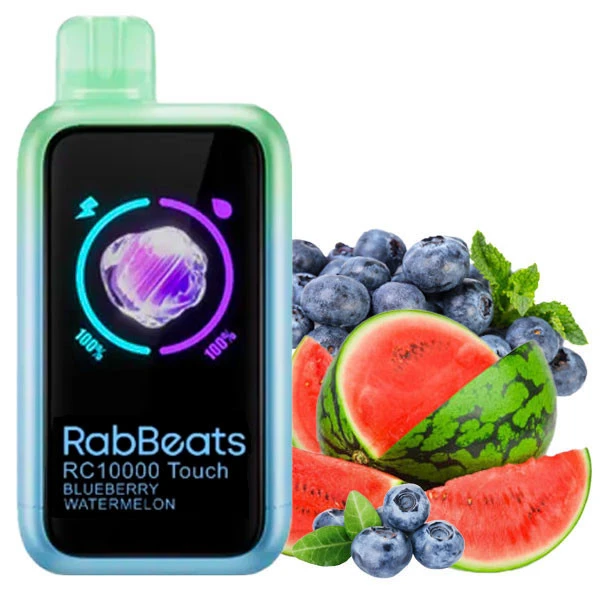 Одноразова електронна сигарета Elf Bar RC Touch RabBeats Blueberry Watermelon (Чорниця Кавун) (10000 Затяжок)