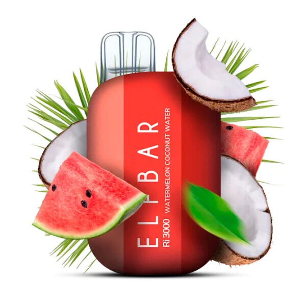 Одноразова електронна сигарета Elf Bar Ri Watermelon Coconut Water (Кавун Кокос Вода) (3000 Затяжок)