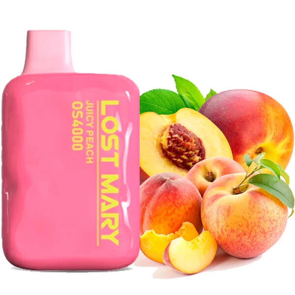 Одноразова електронна сигарета Lost Mary OS Juicy Peach (Джусі Персик) (4000 Затяжок)