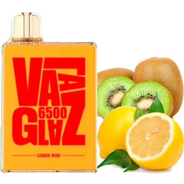 Одноразова електронна сигарета VAAL Glaz Lemon Kiwi (Лимон Ківі) (6500 Затяжок)